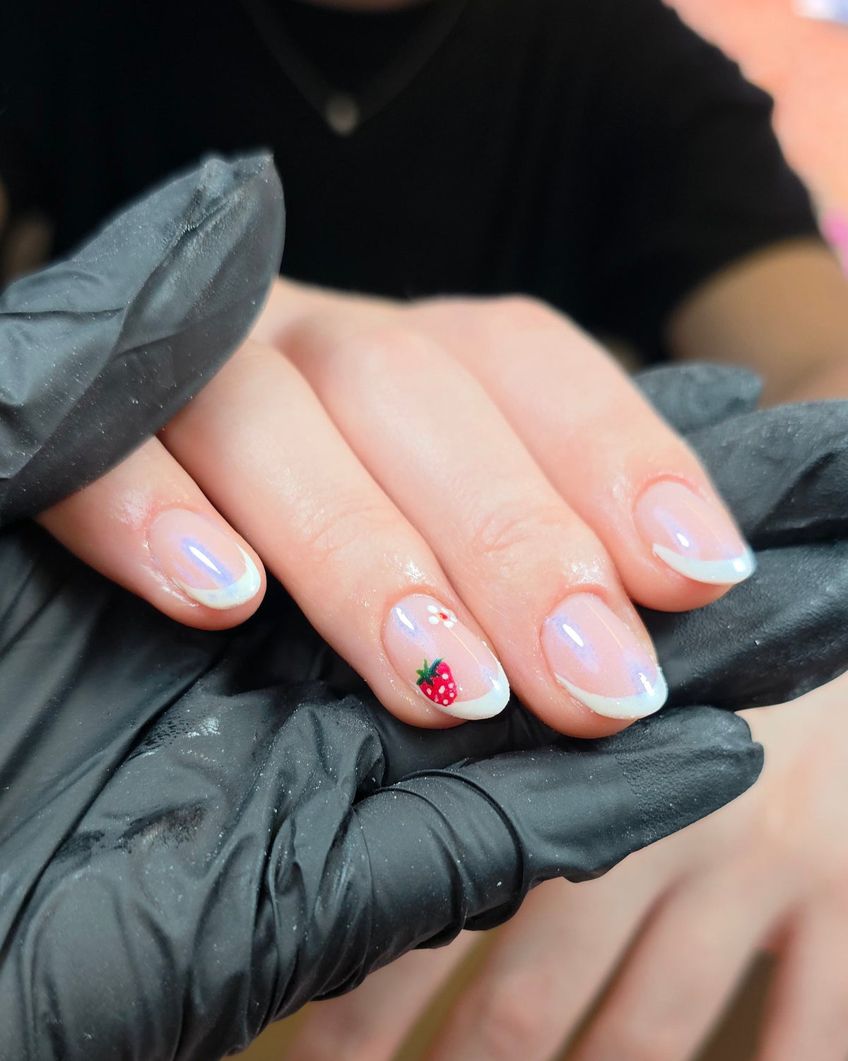 GLAZED ICE EFFECT TOP COAT