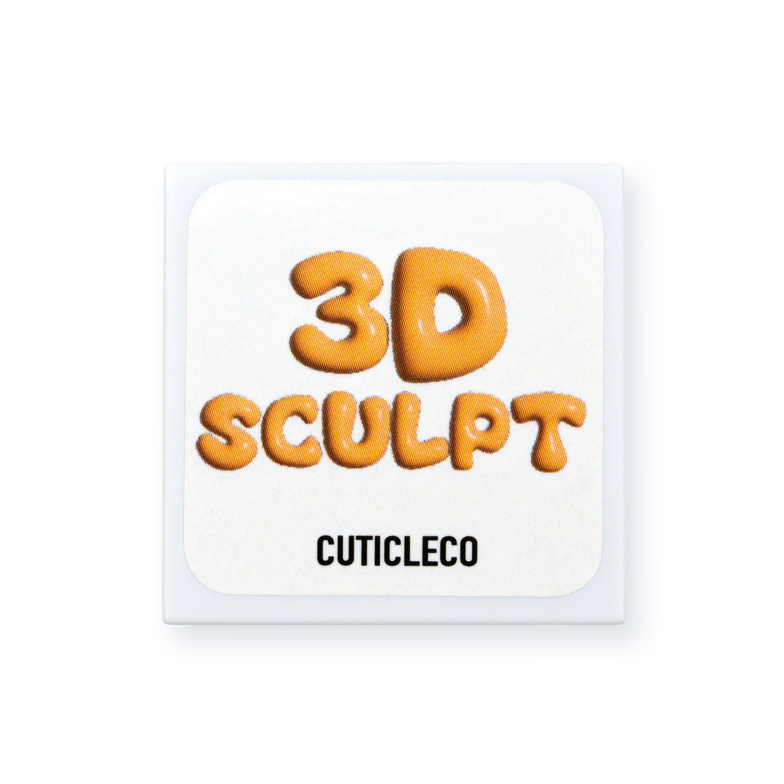 3D Sculpt - Pastel Orange