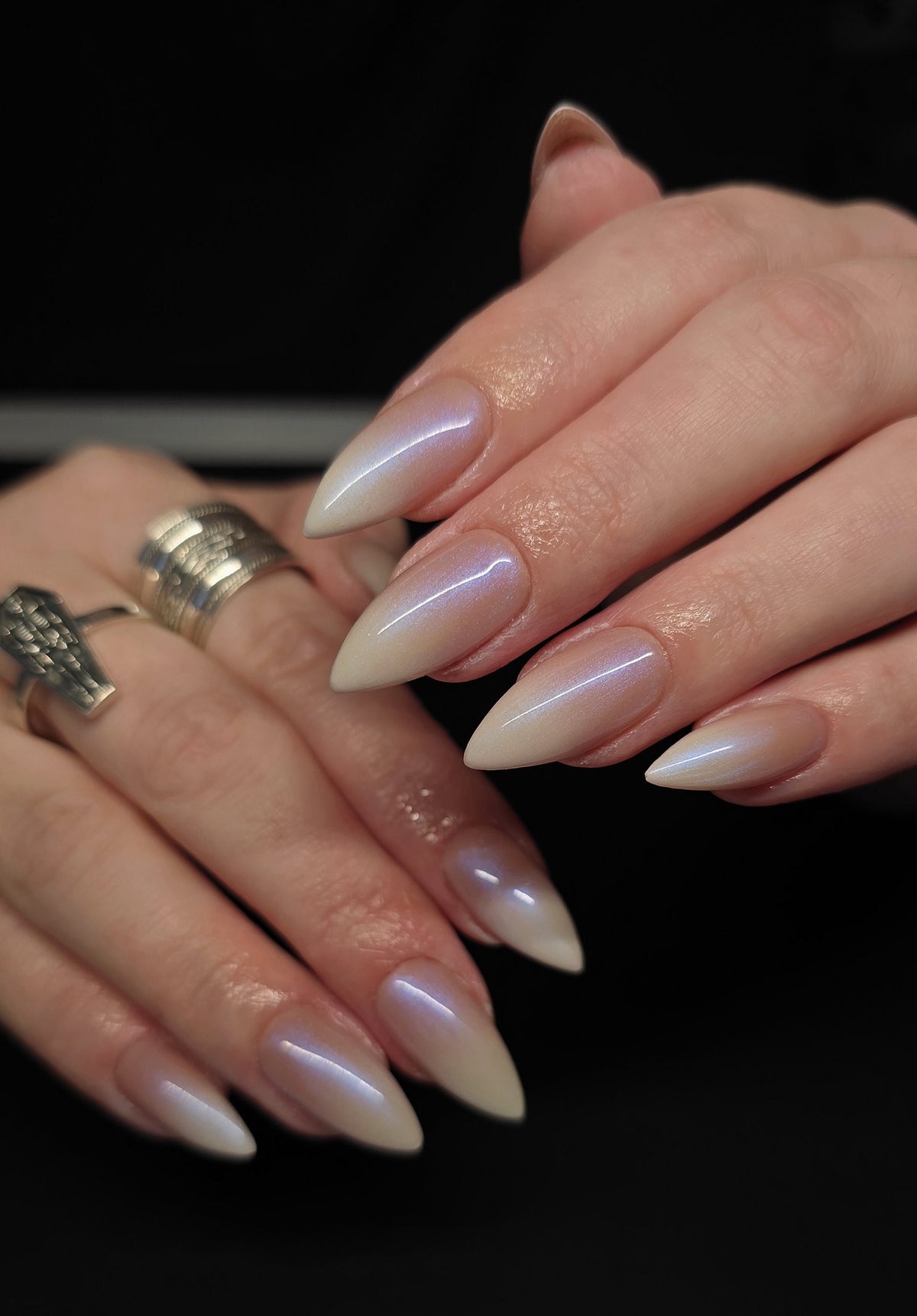 GLAZED ICE EFFECT TOP COAT