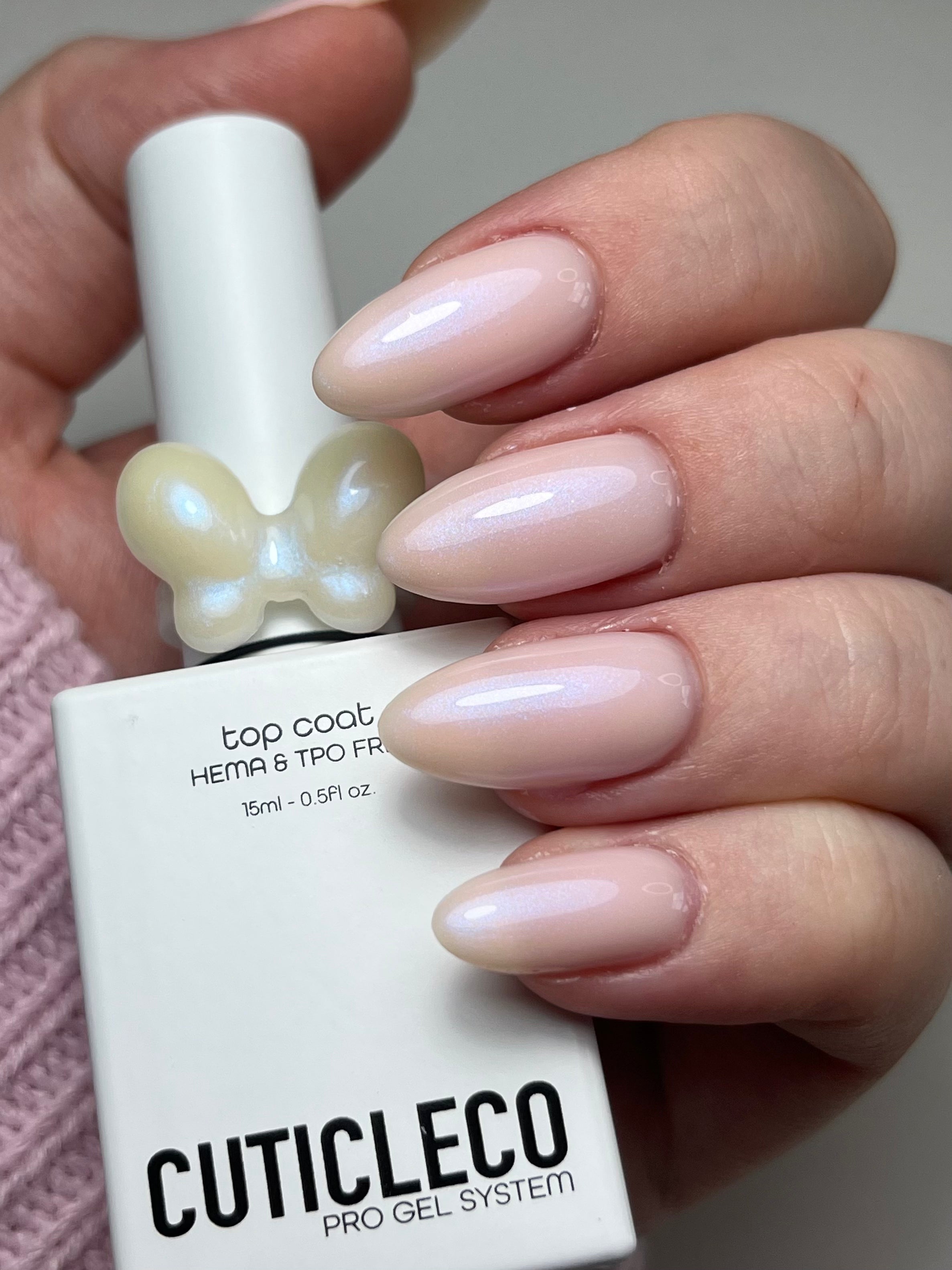 GLAZED ICE EFFECT TOP COAT