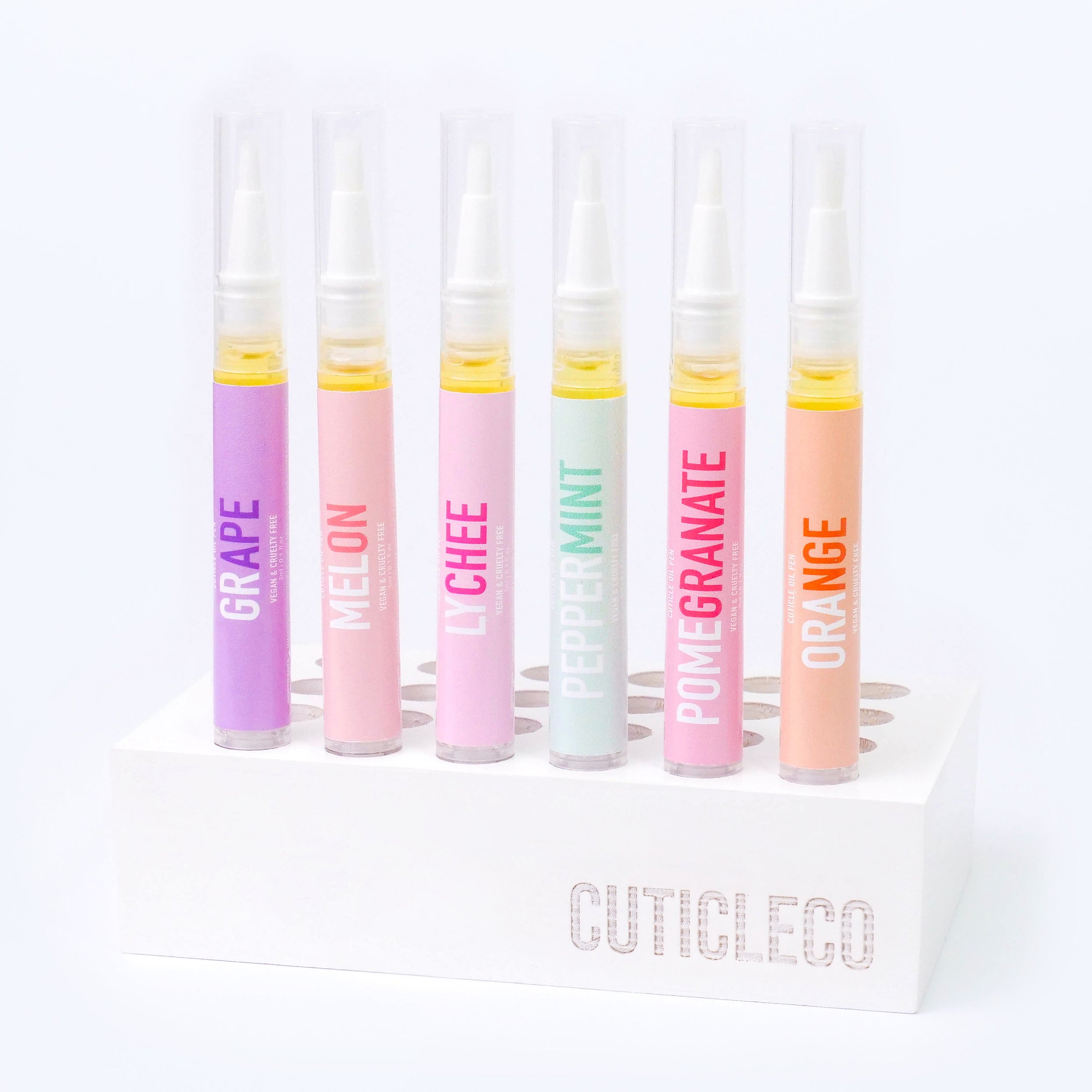 Wooden Cuticle Oil Stand