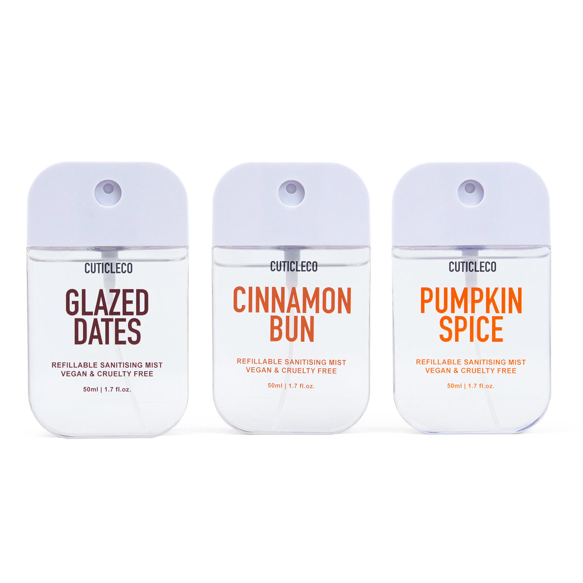 AUTUMN 50ml Refillable Sanitising Mists